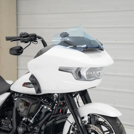 Klock Werks Flare Windshield 10 inch In Blue Ice For 2023-2025 CVO Road Glide & 2024-2025 Road Glide Models (KWW-01-0714)