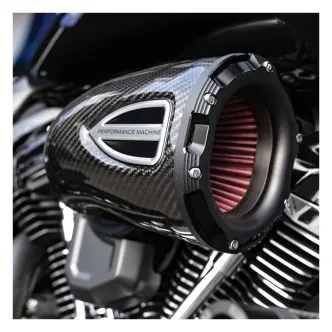 Performance Machine C4 Series Air Cleaner In Black Ops For Harley Davidson 2023-2024 CVO Touring & 2024 Touring Models (0206-2163-SMB)