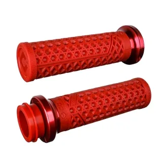 Odi, V-twin Lock-on Grips Vans Signature, TBW. Dark Red/red (ARM254399)