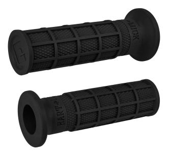 ODI Hart-Luck Signature Full Waffle Grips In Black For 1 Inch Handlebars (V02FWB)