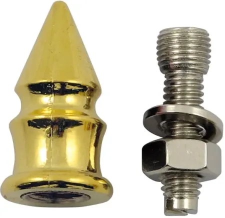 Trik Topz License Plate Mounts Spike Gold (SPB-GD-2PK)