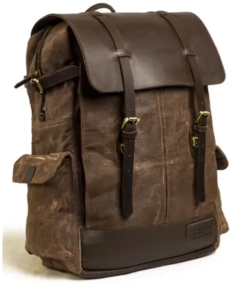 Trip Machine, Rambler BACKPACK. Tobacco Brown (RBTC-1)