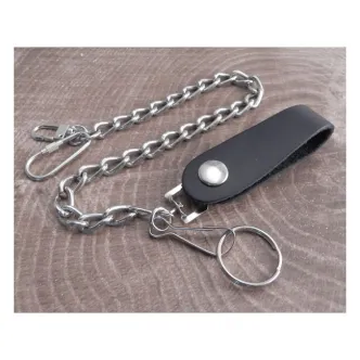 Amigaz Leather Belt Loop Wallet Chain 16