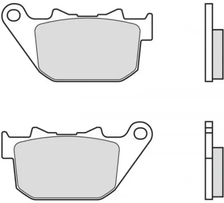 Brembo, Brake Pad SET. SINTERED. Rear (09007HD14SP)