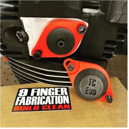 9FINGER Fabrication, Evo/twin Cam Intake Port Cover Set (9FFTCIP22)