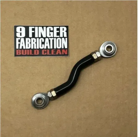 9FINGER Fabrication, M8 Mid-control Brake LINKAGE. Black (9FFM8BRKBLK)