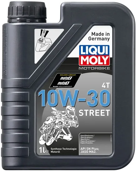 Liqui Moly, 4T 10W-30 Street OIL. 1 Liter (2526)