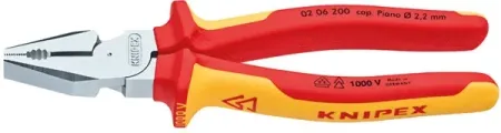 Knipex High Leverage Combination Pliers 200MM Vde (0206200)