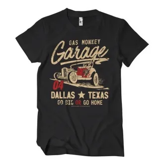 Gas Monkeys Garage GMG Go Big Or Go Home T-shirt Black (ARM927999)