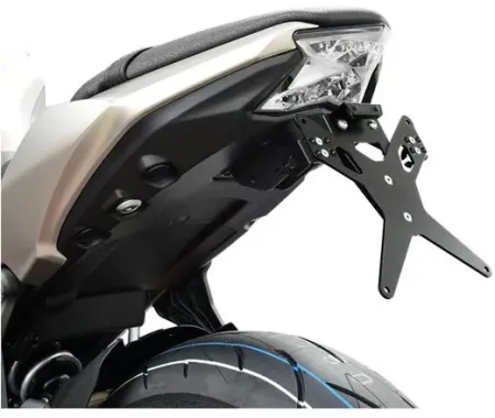 Zieger License Plate Bracket X-line Black (10006539)