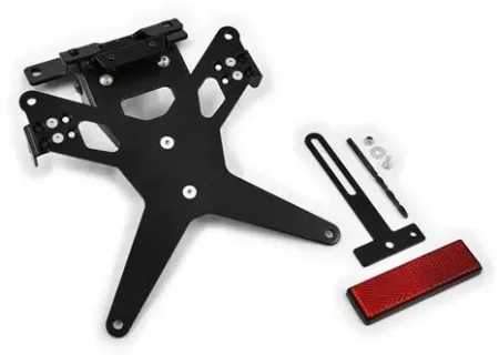 Zieger License Plate Bracket X-line Black (10006574)