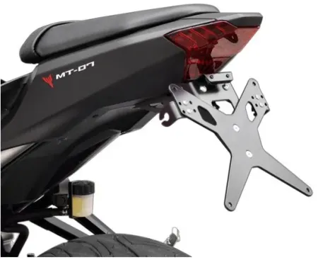Zieger License Plate Bracket X-line Black (10006627)