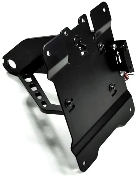 Zieger, Side Mount License Plate Bracket KIT. Black (10000818)