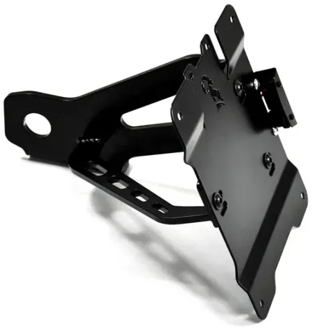 Zieger, Side Mount License Plate Bracket KIT. Black (10000819)