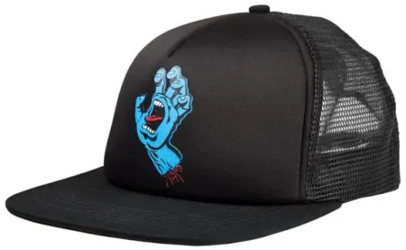 Santa Cruz Hand Mesh Back Cap Black/black (SCA-CAP-0178)