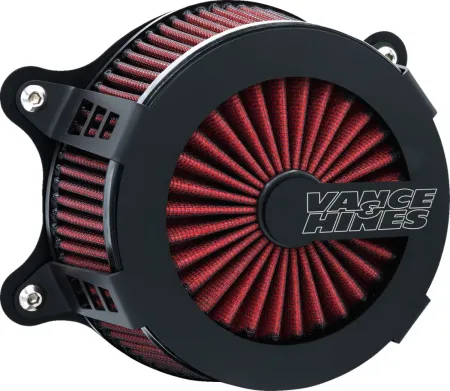 Vance & Hines VO2 Cage Fighter Air Cleaner In Black For 2025-2026 Softail & 2023-2026 Touring M8 (Gen 2) Models (41106)