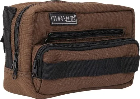 Thrashin Supply Co. Handlebar Bag Plus - Brown (THB-0009)