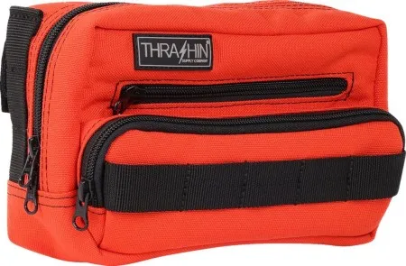Thrashin Supply Co. Handlebar Bag Plus - Orange (THB-0028)