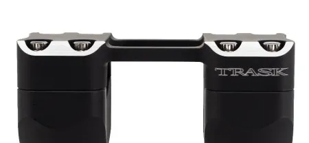 Trask Performance 2 Inch Assault Handlebar Risers With 1 Inch Clamping Area In Reverse Cut Finish (TM-8602-2RC)