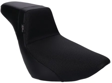 Le Pera Kickflip Daddy Long Legs Basket Weave Seat For Harley Davidson 2018-2025 FXLR Low Rider & FLSB Sport Glide Softail Models (LYR-590DLBW)