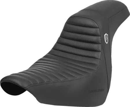 Saddlemen Pro Series SDC Performance Tuck & Roll Gripper Seat For Harley Davidson 2018-2024 Softail FLSB Sport Glide & FXLRS/FXLRST Low Rider S/ST Models (SC81829T)