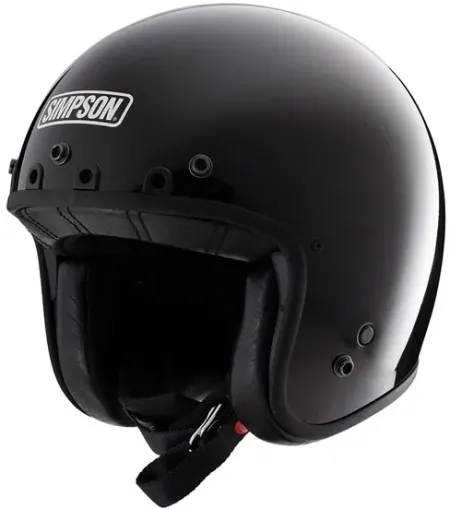 Simpson Chopper Helmet Black (18630-S-101)
