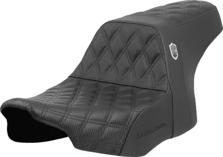 Saddlemen Pro Series SDC Performance Gripper Seat With Black Stitching For Harley Davidson 2023-2025 Touring FLHX Street Glide & FLTR Road Glide Models (SC82307D0)