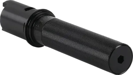 Thrashin Supply Co. Knurled Billet Throttle Tube In Black For Harley Davidson 2024-2026 Throttle By Wire Models (TSC-2806-1)
