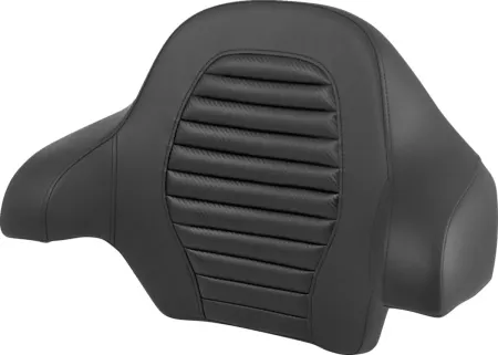 Saddlemen King Tour Pack Carbon Fiber Tuck & Roll Backrest Pad For Harley Davidson 2014-2025 FLHR, FLHT, FLHX & FLTR Touring Models (814-07-153)