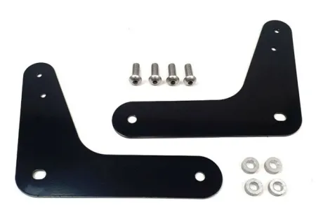 Westland Customs, Sissybar Side PLATES. Black (285013b)