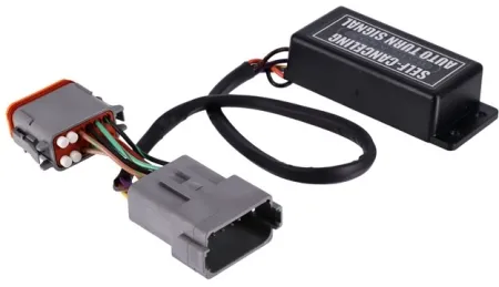 Badlands Self Cancelling Turn Signal Module For 2004-2013 Sportster, 2001-2011 Dyna, 2001-2010 Softail & 2001-2013 Road King, Electra, Ultra, Street & Road Glides Models (ATS-04-TSSM)