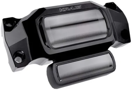 Kraus Core Riser Top Plate For 1 Inch Handlebar Clamp Size In Black Anodized Finish For Harley Davidson 2018-2024 M8 Softail Models (SF-IN-10-B)