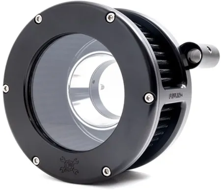 Feuling BA Air Cleaner Kit With Clear Cover In Black Finish With Black Filter For Harley Davidson 1999-2017 Twin Cam Models (Exc. E-Throttle & 99-01 FLT) (5544)