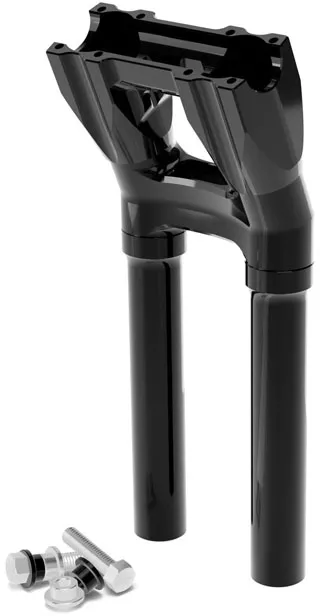 Kraus 12 Inch Topless Isolated Kickback Risers With 1 1/8 Clamping Area In Black Finish (UN-ISO-92-B)