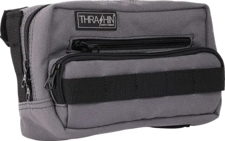 Thrashin Supply Co. Handlebar Bag Plus - Grey (THB-0018)