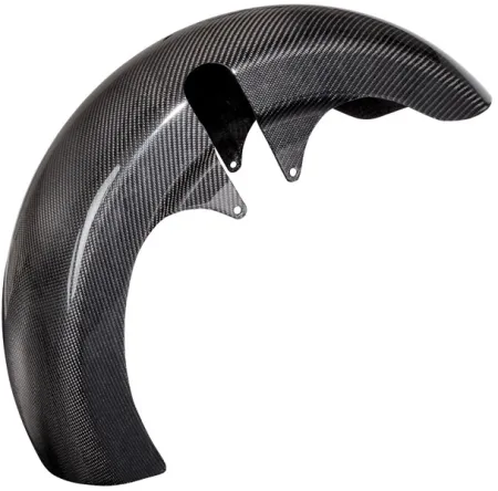 Arlen Ness 21 Inch Fat Carbon Fiber Rapper Front Fender For Harley Davidson 2024-2026 Touring Models (210-031)