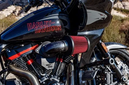 Vance & Hines VO2 Falcon XL Air Cleaner In Black Contrast For 2025-2026 Softail & 2023-2026 Touring M8 (Gen 2) Models (41125)