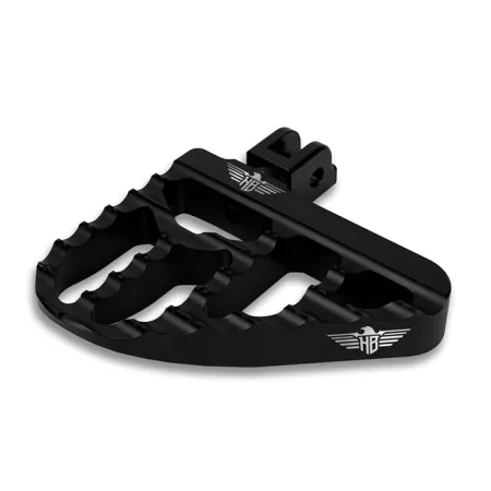 Heinz Bikes Performance Passenger Mini Floorboards V2 In Black For Harley Davidson 2018-2025 M8 Softail Models (HB-MFBV2-M8P-B)