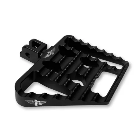 Heinz Bikes Performance Driver Mini Floorboards V1 In Black For Harley Davidson 2018-2025 M8 Softail Models (HB-MFBV1-M8-B)