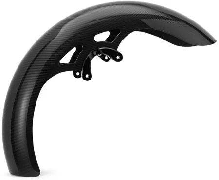 Arlen Ness 19 Inch Carbon Fiber Wrapper Front Fender For Harley Davidson 2014-2023 Touring Motorcycles (210-026)