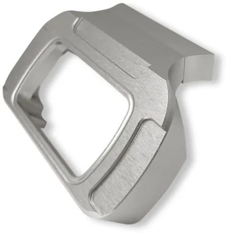 Heinz Bikes Square Style Digital Gauge Mount For Clubstyle Risers In Silver For Harley Davidson 2018-2025 Softail Models (HB-RGM-S)