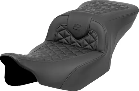 Saddlemen Standard Reach Tri Gripper RoadSofa Seat For Harley Davidson 2023-2025 Touring FLHX Street Glide & FLTR Road Glide Models (823-07-21000)