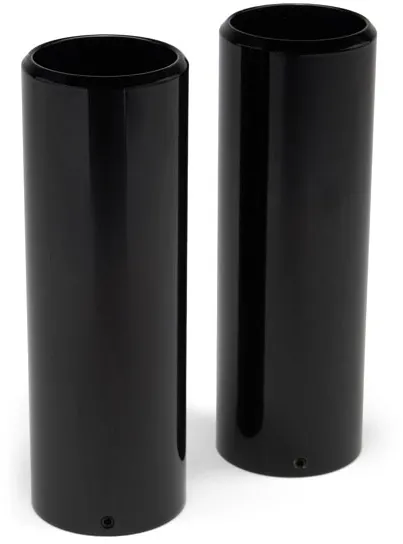 Killer Custom Upper Fork Covers Full In Black For Indian 2015-2024 Scout Models (Without OEM Turn Signals) (IND-SC-UPPER-L)