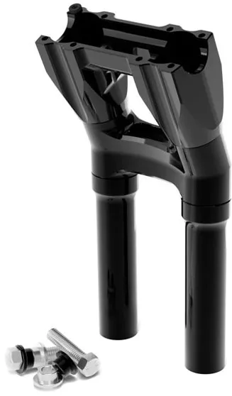 Kraus 10 Inch Topless Isolated Kickback Risers In Black Finish (UN-ISO-70-B)