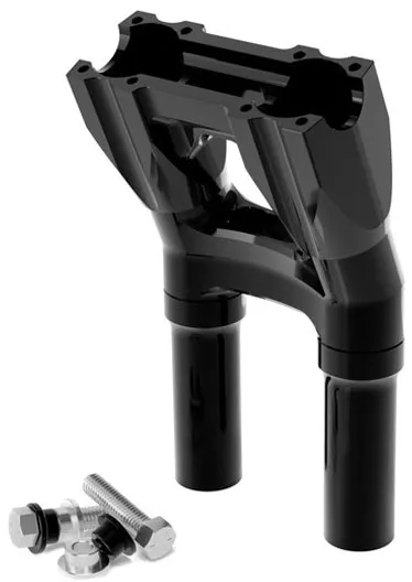 Kraus 8 Inch Topless Isolated Kickback Risers In Black Finish (UN-ISO-78-B)