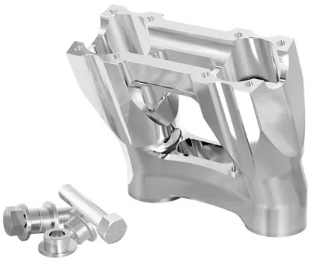 Kraus 6 Inch Topless Isolated Kickback Risers In Raw Finish (UN-ISO-76-M)