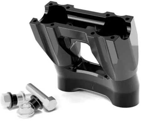 Kraus 6 Inch Topless Isolated Kickback Risers In Black Finish (UN-ISO-76-B)