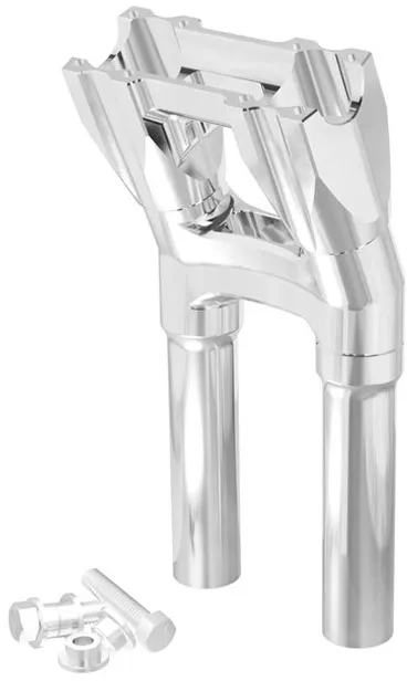 Kraus 10 Inch Topless Isolated Kickback Risers With 1 1/8 Clamping Area In Raw Finish (UN-ISO-90-M)