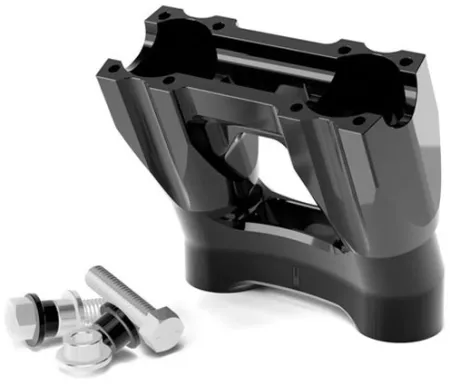 Kraus 6 Inch Topless Isolated Kickback Risers With 1 1/8 Clamping Area In Black Finish (UN-ISO-96-B)