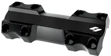 Kraus Isolated Riser 1-1/8 Inch Top Plate In Black For Harley Davidson Models (UN-ISO-022S-B)